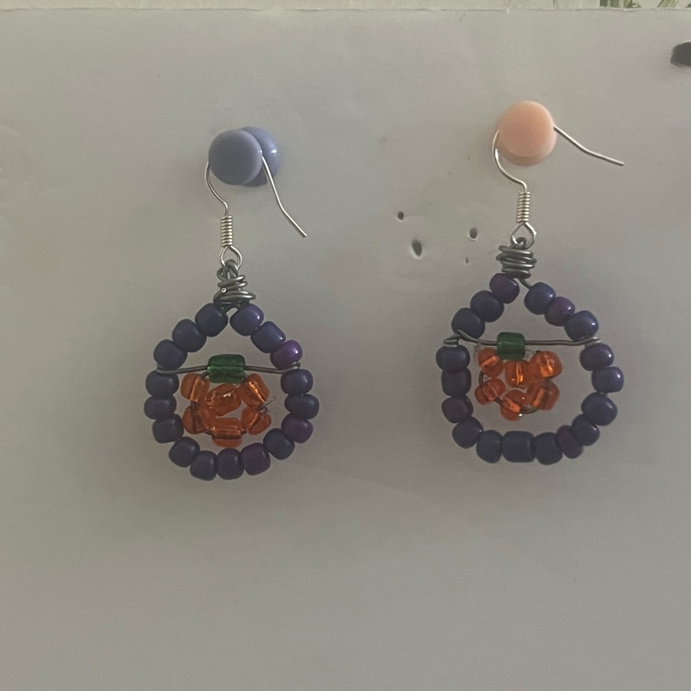 Handmade earrings Halloween theme